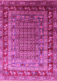 Oriental Pink Industrial Rug, urb1586pnk