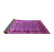 Sideview of Oriental Purple Industrial Rug, urb1586pur