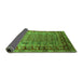 Sideview of Oriental Green Industrial Rug, urb1586grn