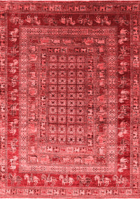 Oriental Red Industrial Rug, urb1586red