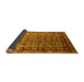 Sideview of Oriental Yellow Industrial Rug, urb1586yw