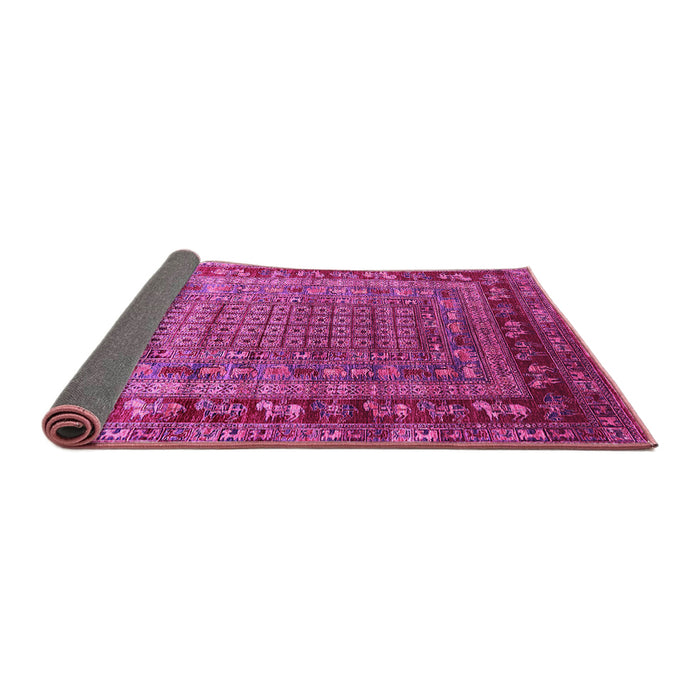 Sideview of Oriental Pink Industrial Rug, urb1586pnk