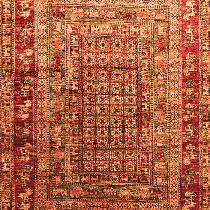 Oriental Orange Industrial Rug, urb1586org