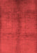 Oriental Red Industrial Area Rugs