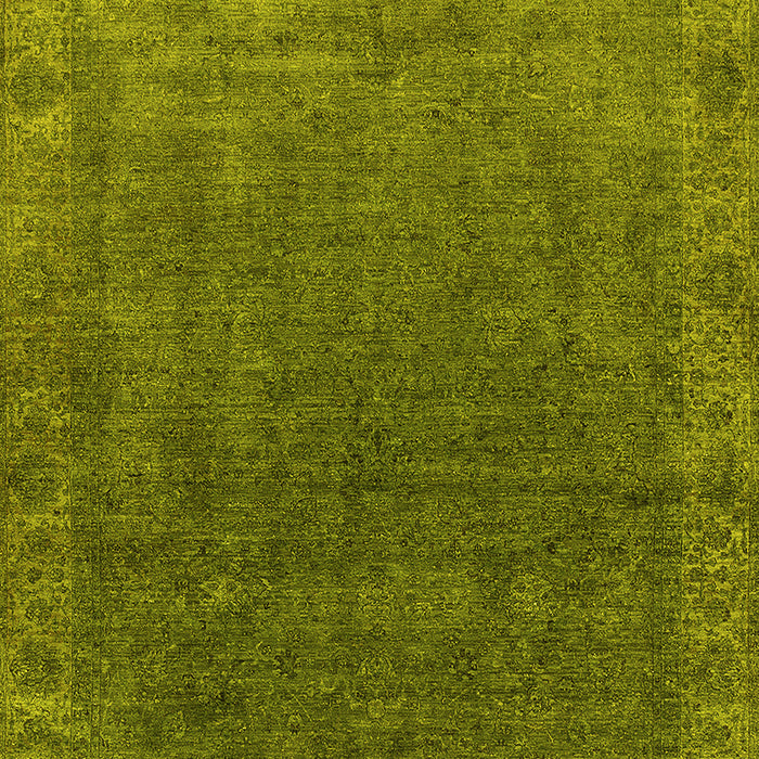 Oriental Yellow Industrial Rug, urb1589yw