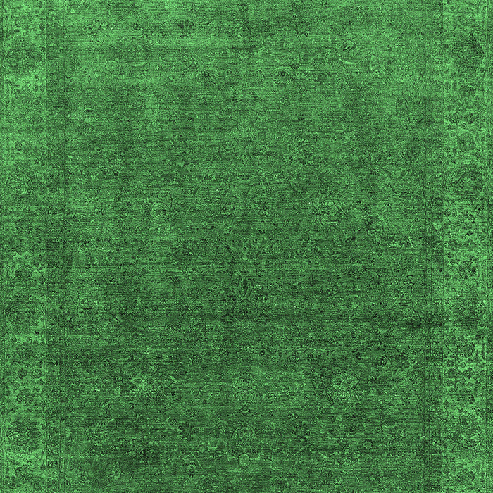 Oriental Emerald Green Industrial Rug, urb1589emgrn