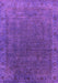 Machine Washable Oriental Pink Industrial Rug, wshurb1589pnk