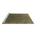 Sideview of Machine Washable Oriental Brown Industrial Rug, wshurb1589brn