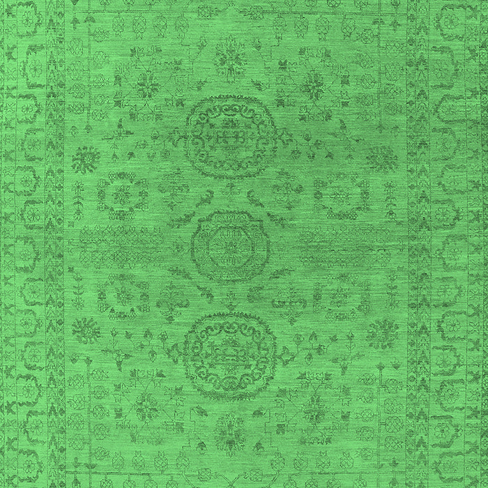 Oriental Emerald Green Industrial Rug, urb1590emgrn