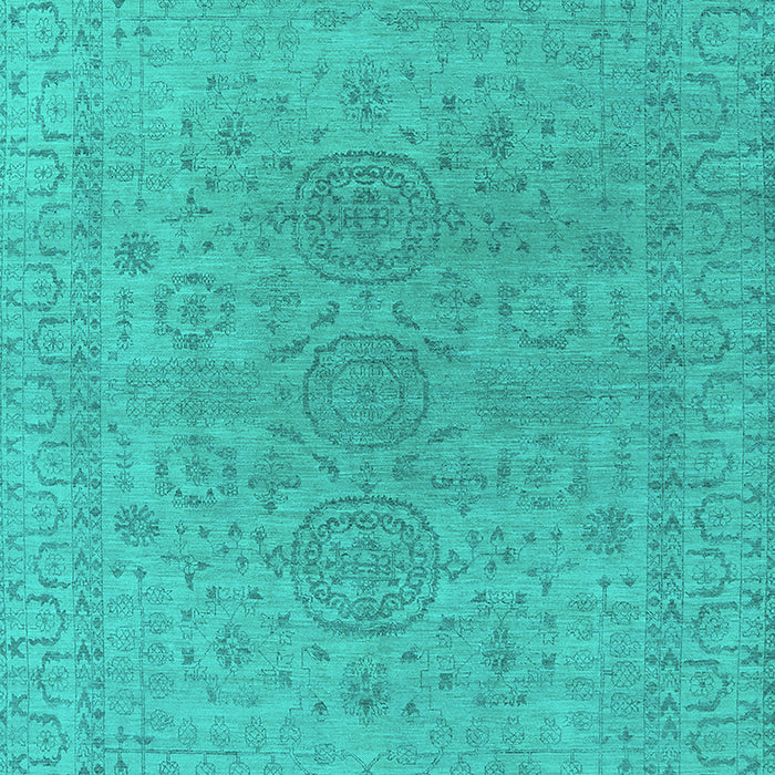 Oriental Turquoise Industrial Rug, urb1590turq