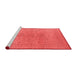 Industrial Red Washable Rugs