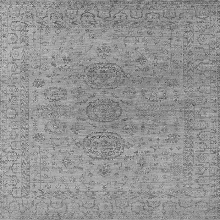 Square Oriental Gray Industrial Rug, urb1590gry