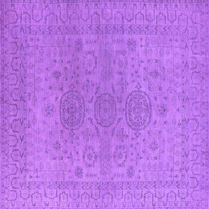 Square Oriental Purple Industrial Rug, urb1590pur
