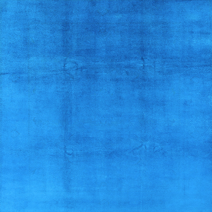 Square Machine Washable Oriental Light Blue Industrial Rug, wshurb1591lblu