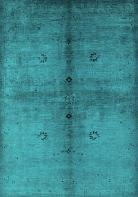 Oriental Turquoise Industrial Rug, urb1592turq