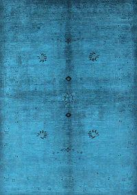 Oriental Light Blue Industrial Rug, urb1592lblu