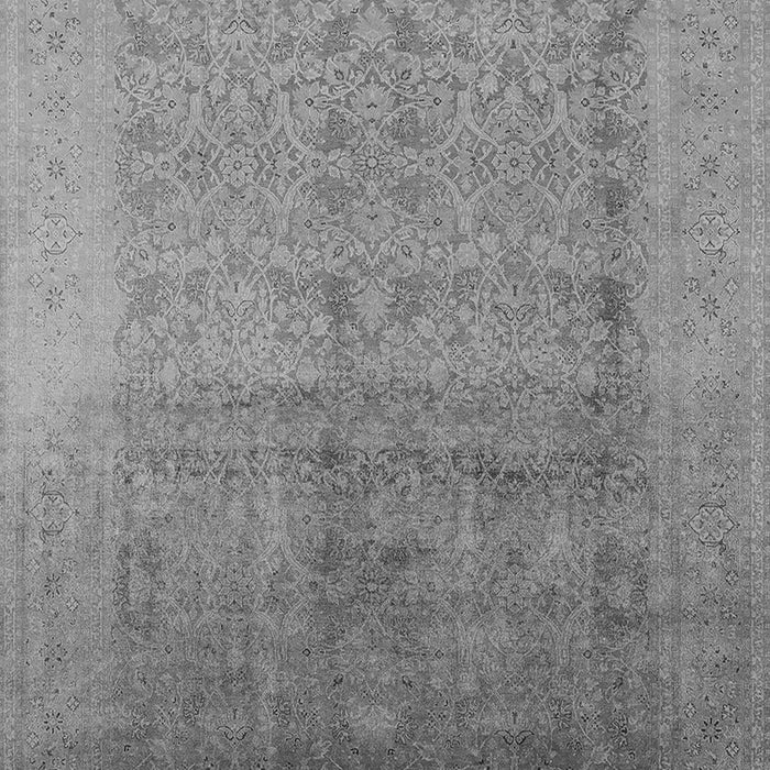 Machine Washable Oriental Gray Industrial Rug, wshurb1593gry