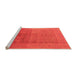 Sideview of Machine Washable Oriental Orange Industrial Area Rugs, wshurb1593org