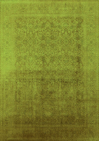 Oriental Green Industrial Rug, urb1593grn