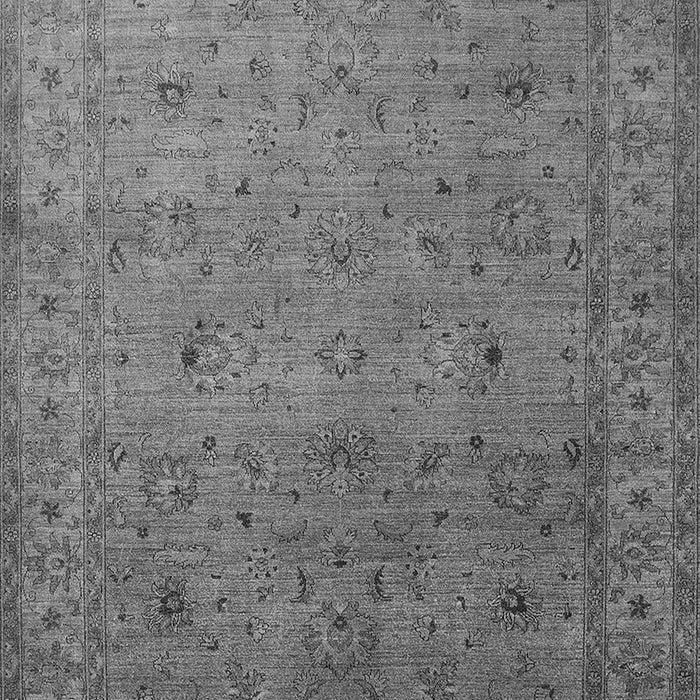 Machine Washable Oriental Gray Industrial Rug, wshurb1594gry