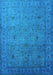 Oriental Light Blue Industrial Rug, urb1594lblu