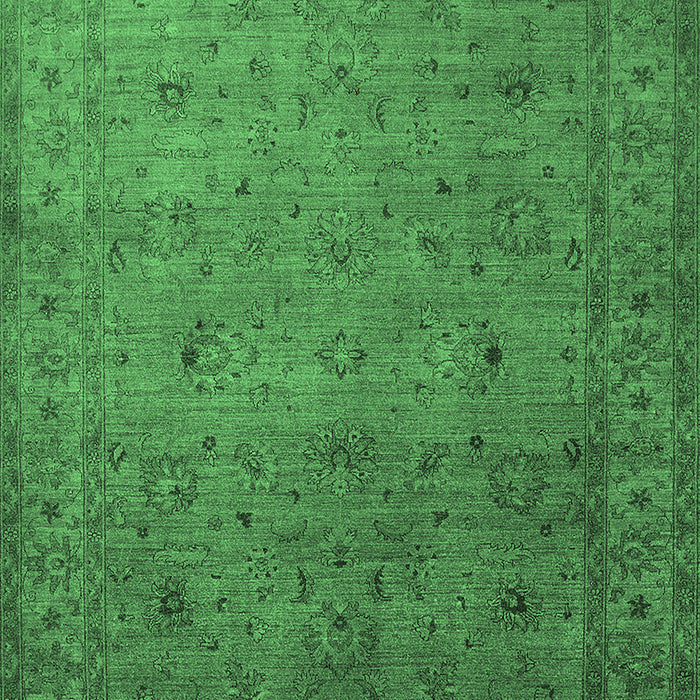 Oriental Emerald Green Industrial Rug, urb1594emgrn