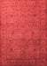 Oriental Red Industrial Area Rugs