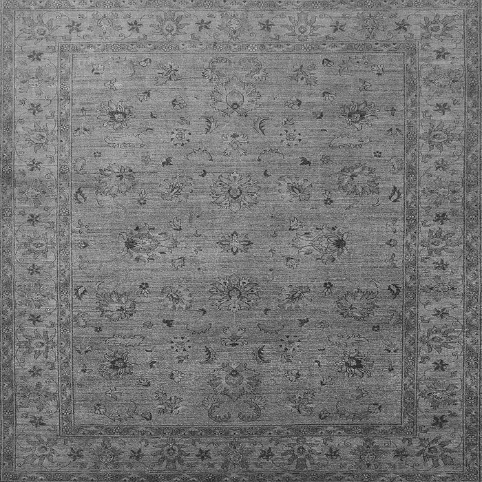 Square Oriental Gray Industrial Rug, urb1594gry