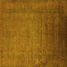 Square Oriental Yellow Industrial Rug, urb1595yw