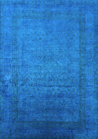 Oriental Light Blue Industrial Rug, urb1595lblu