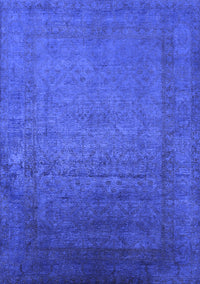 Oriental Blue Industrial Rug, urb1595blu