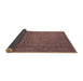 Sideview of Oriental Brown Industrial Rug, urb1595brn