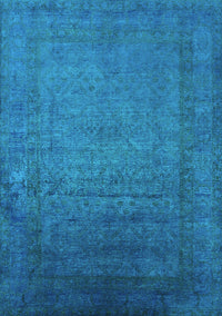 Oriental Turquoise Industrial Rug, urb1595turq