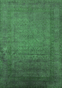 Oriental Green Industrial Rug, urb1595grn