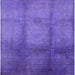 Square Mid-Century Modern Purple Oriental Rug, urb1596