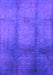 Machine Washable Oriental Purple Industrial Area Rugs, wshurb1596pur