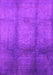 Machine Washable Oriental Pink Industrial Rug, wshurb1596pnk