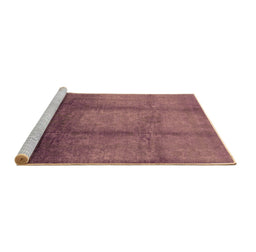 Sideview of Machine Washable Oriental Brown Industrial Rug, wshurb1596brn