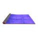 Sideview of Oriental Purple Industrial Rug, urb1596pur