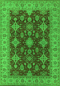 Oriental Green Industrial Rug, urb1597grn