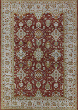 Mid-Century Modern Dark Sienna Brown Oriental Rug, urb1597