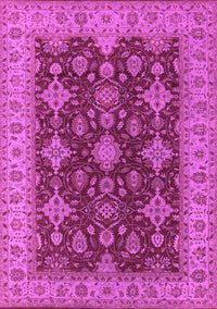 Oriental Pink Industrial Rug, urb1597pnk