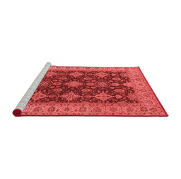 Industrial Red Washable Rugs