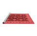 Industrial Red Washable Rugs