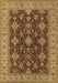 Machine Washable Oriental Brown Industrial Rug, wshurb1597brn