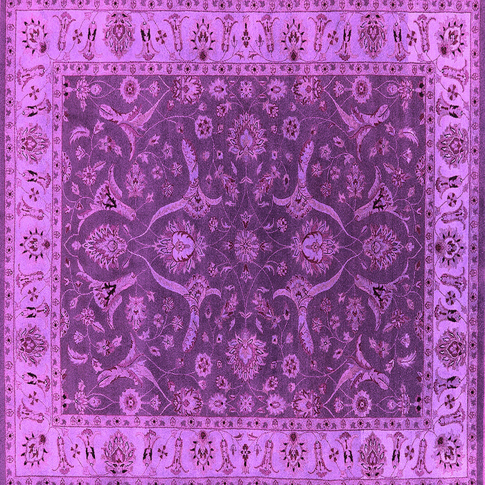 Square Oriental Pink Industrial Rug, urb1598pnk