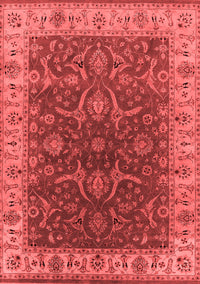 Oriental Red Industrial Rug, urb1598red