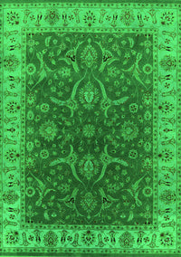 Oriental Green Industrial Rug, urb1598grn