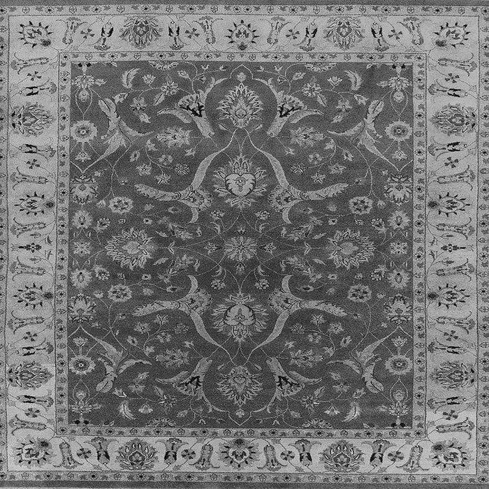 Square Oriental Gray Industrial Rug, urb1598gry