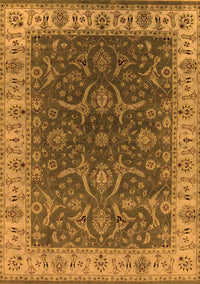 Oriental Orange Industrial Rug, urb1598org